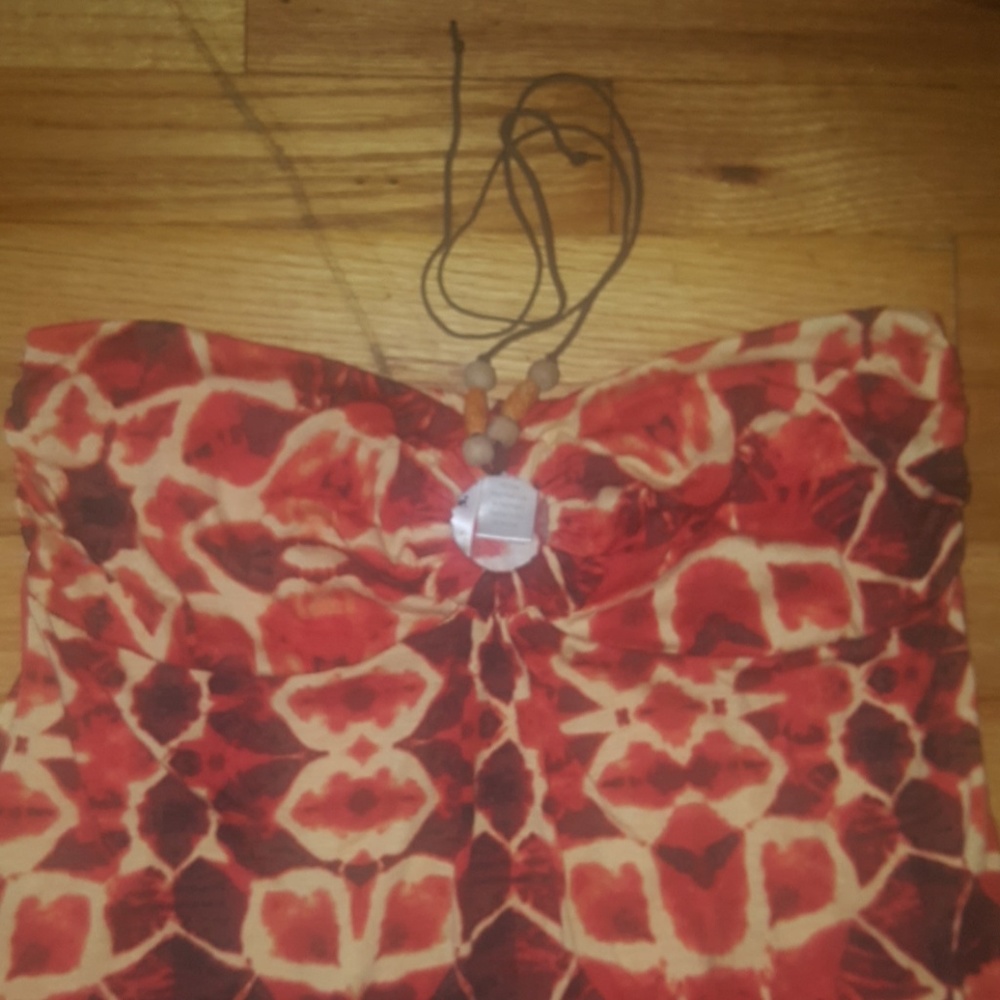 Printed Halter Top - Picture 3 of 4